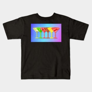 Martinis | Pop Art Kids T-Shirt